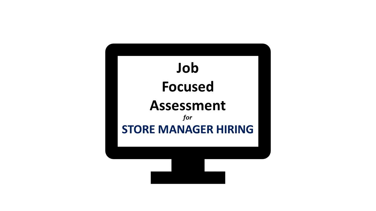 Store Manager 7.0 Solution Job Focused Assessment JFA